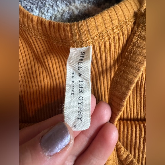 Spell Ribbed Amber Tank Top - Picture 4 of 5